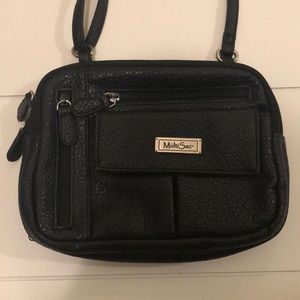 Black MultiSac crossbody purse